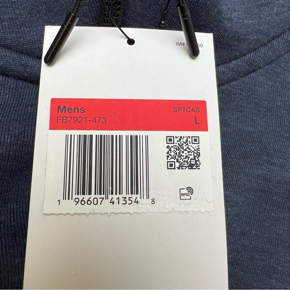 Nike Men's Tech Fleece 'Navy' Windrunner Full Zip Hoodie FB7921-473 Multi-Size - Picture 10 of 10